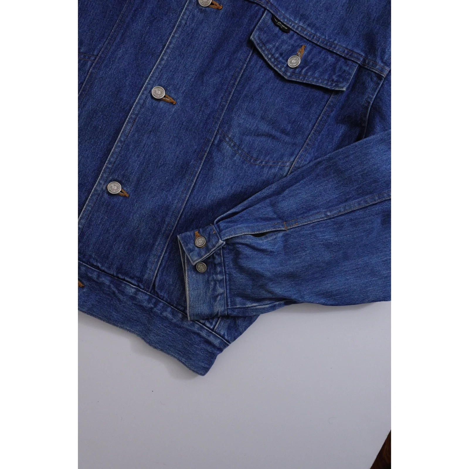 JUNKO KOSHINO Blouson Bleu vintage, passéist — photo 4