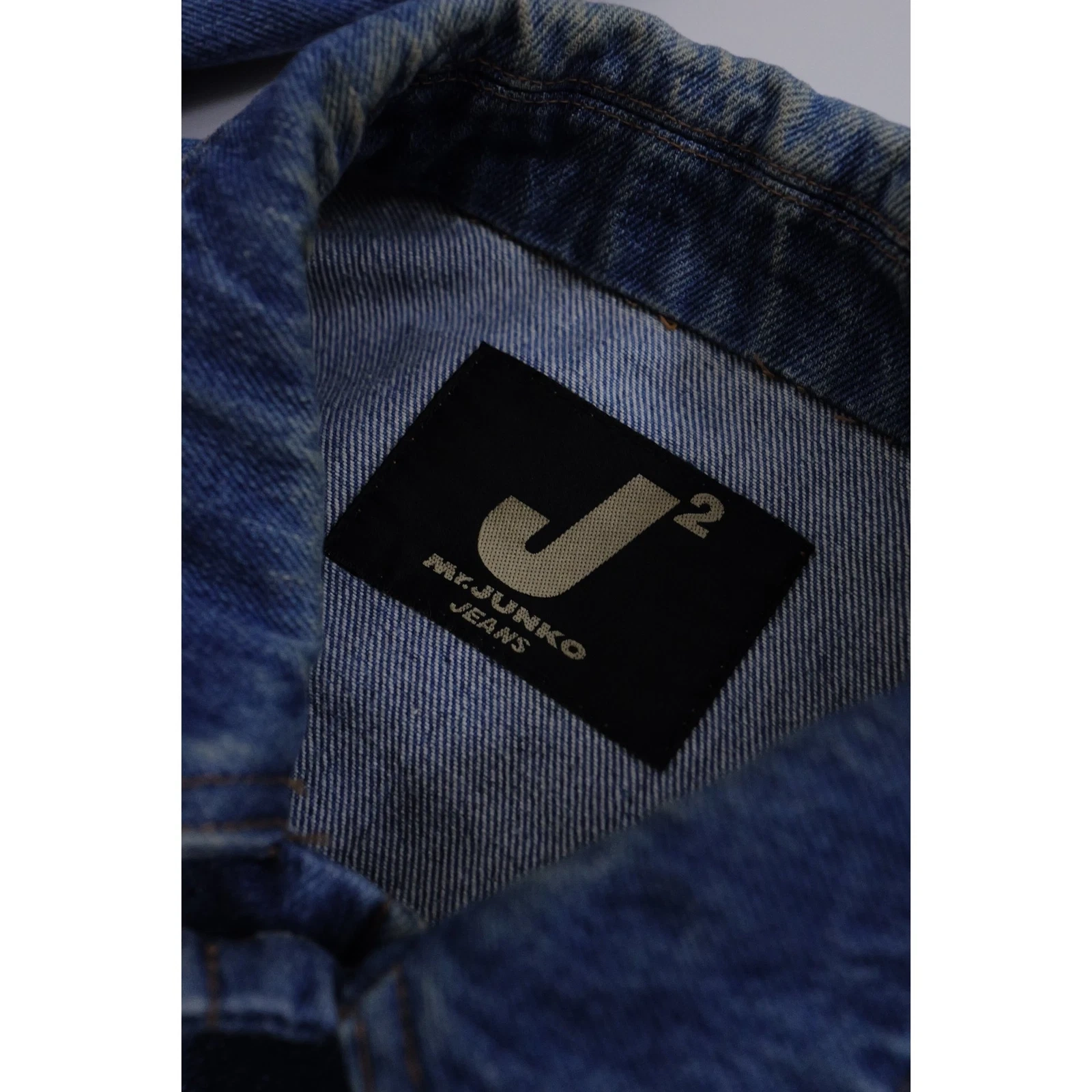 JUNKO KOSHINO Blouson Bleu vintage, passéist — photo 9