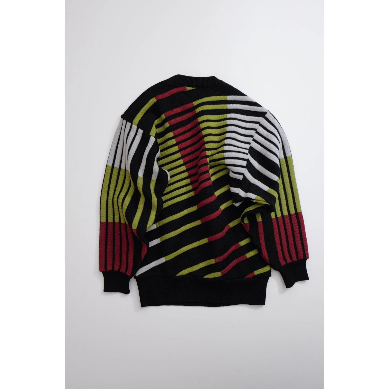 JUNKO KOSHINO Pull en laine Multicolore vintage, passéist — photo 12
