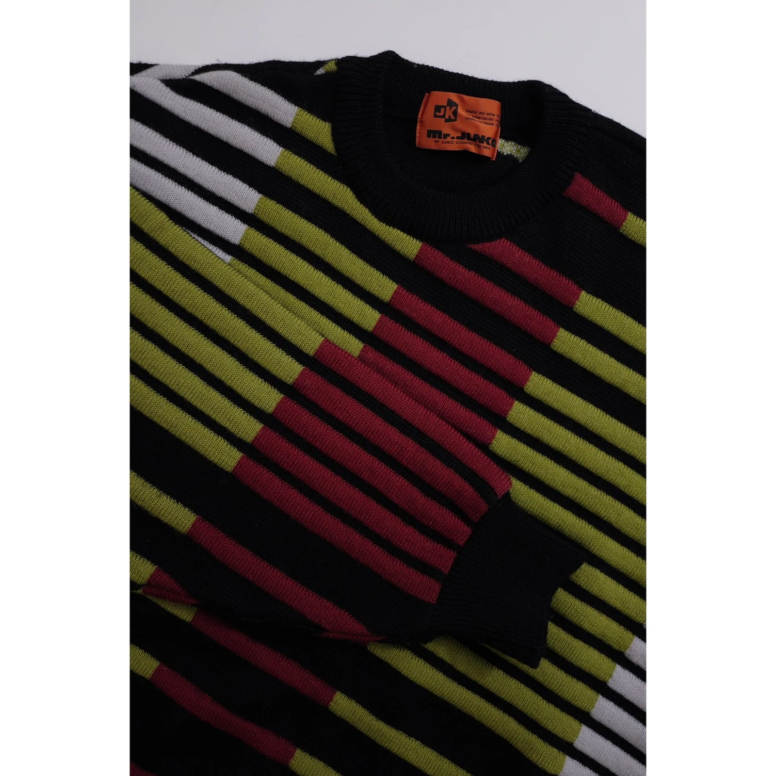 JUNKO KOSHINO Pull en laine Multicolore vintage, passéist — photo 8