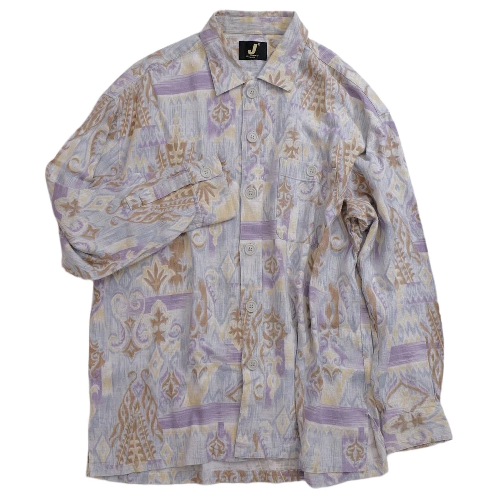 JUNKO KOSHINO Chemise Multicolore vintage, passéist — photo 1