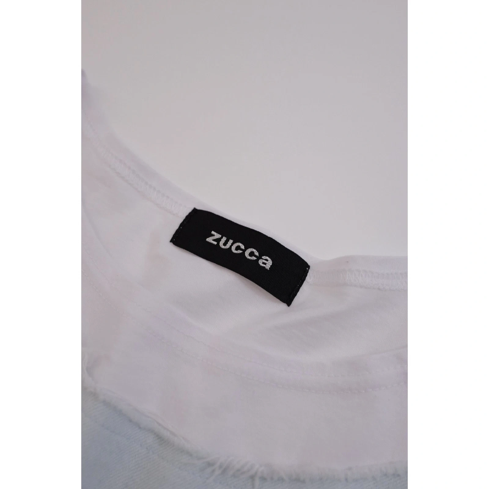 ZUCCA Tee shirt Blanc vintage, passéist — photo 7