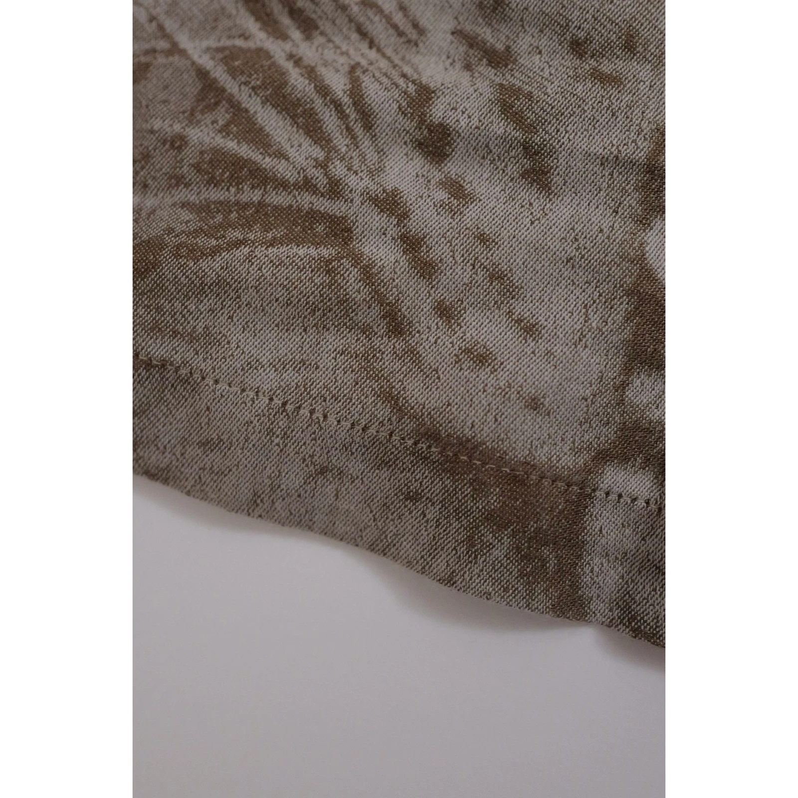 JUNKO KOSHINO Chemise Marron vintage, passéist — photo 15