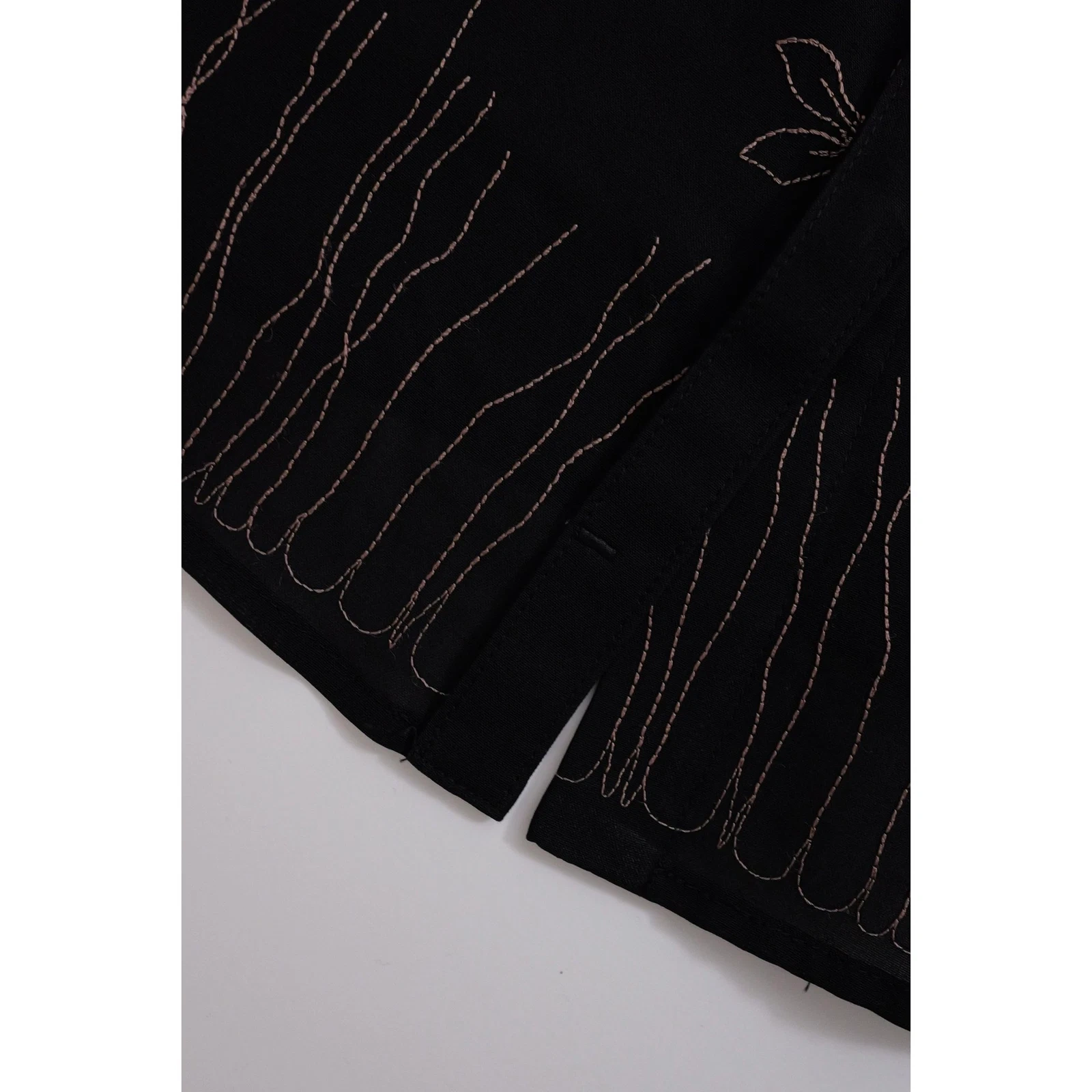 KANSAI YAMAMOTO Chemise Noir vintage, passéist — photo 5