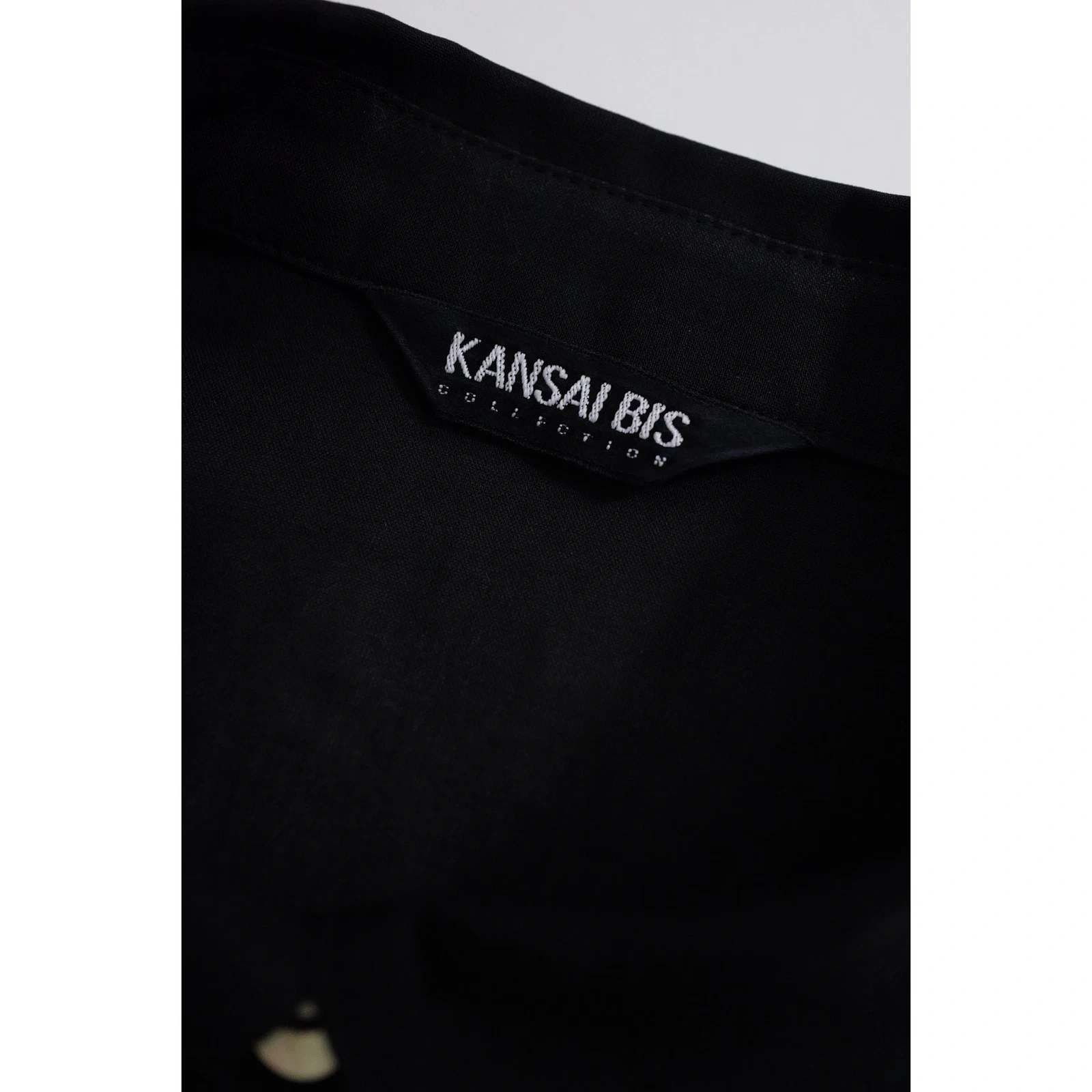 KANSAI YAMAMOTO Chemise Noir vintage, passéist — photo 6