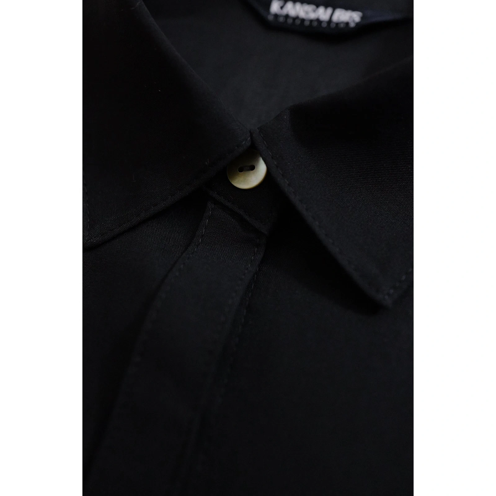 KANSAI YAMAMOTO Chemise Noir vintage, passéist — photo 7