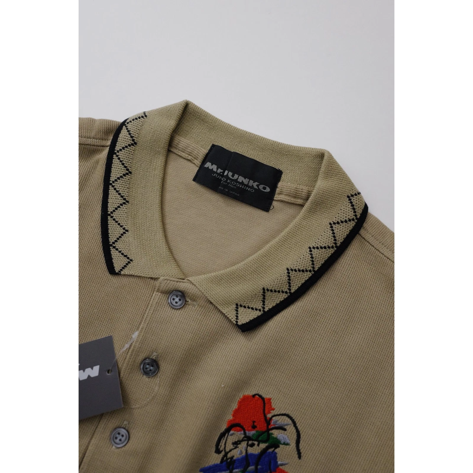 JUNKO KOSHINO Polo Camel vintage, passéist — photo 5