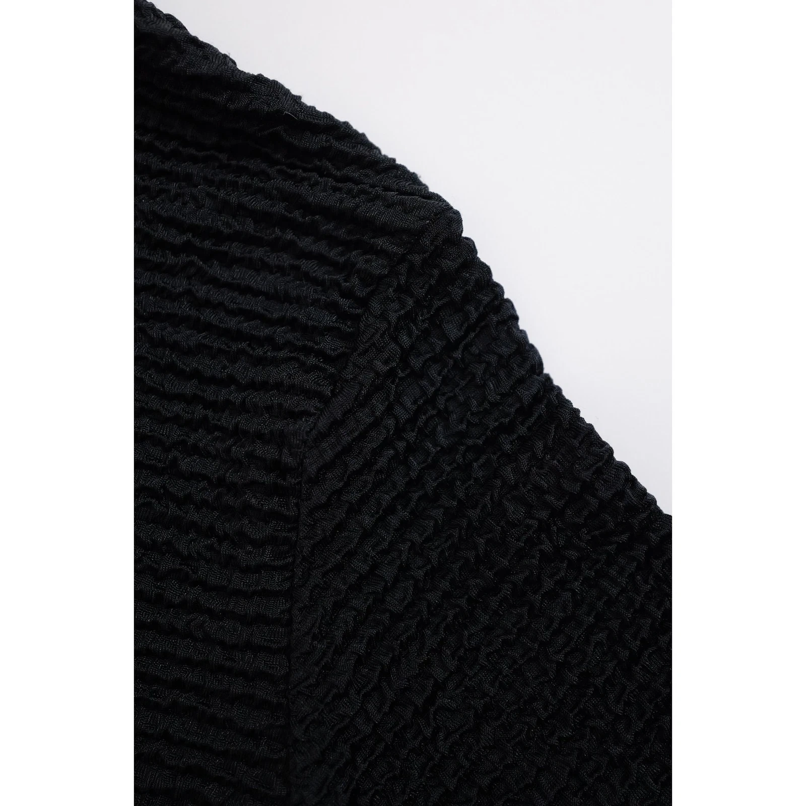 JUNKO KOSHINO Sweat Noir vintage, passéist — photo 14