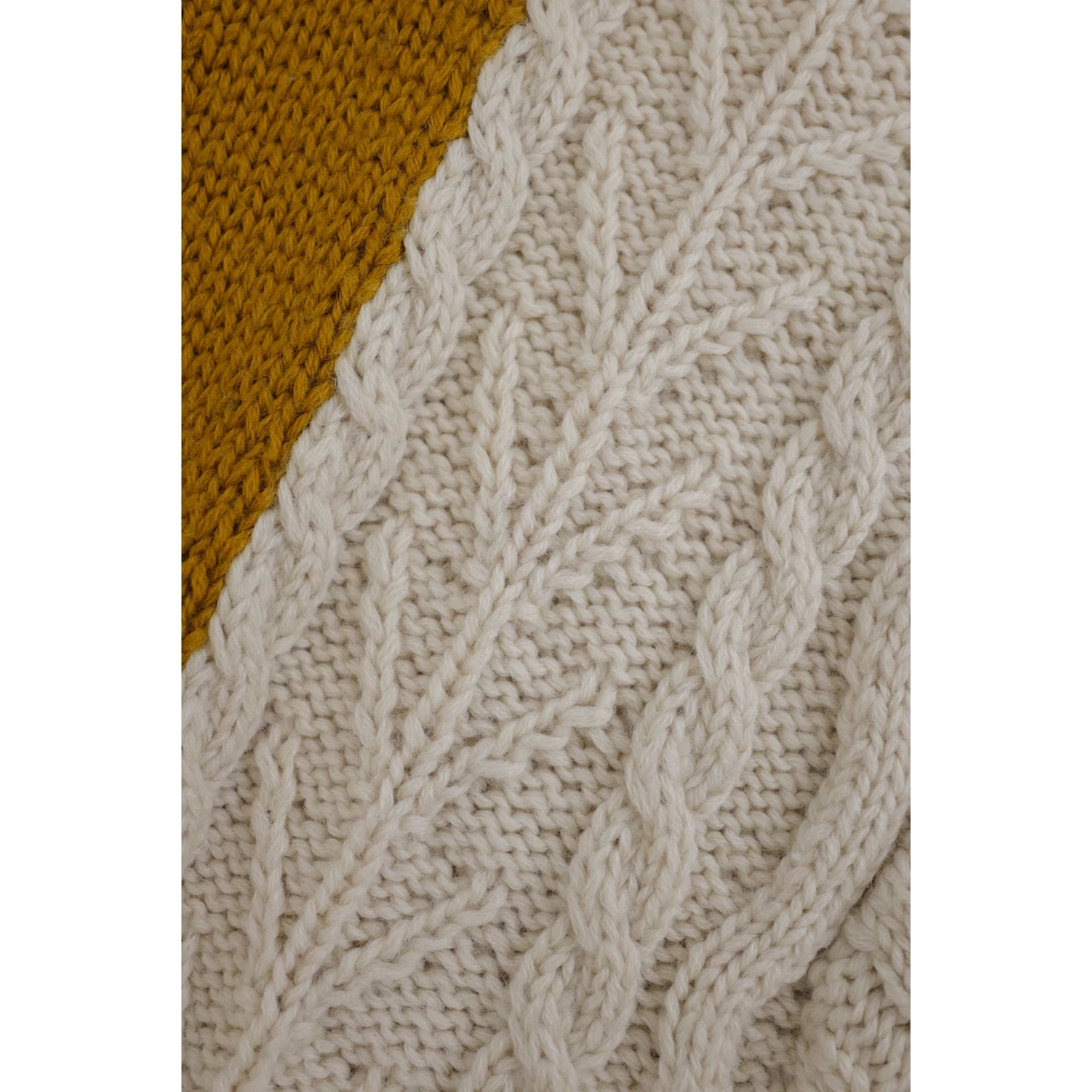 JUNKO KOSHINO Pull en laine Beige vintage, passéist — photo 7
