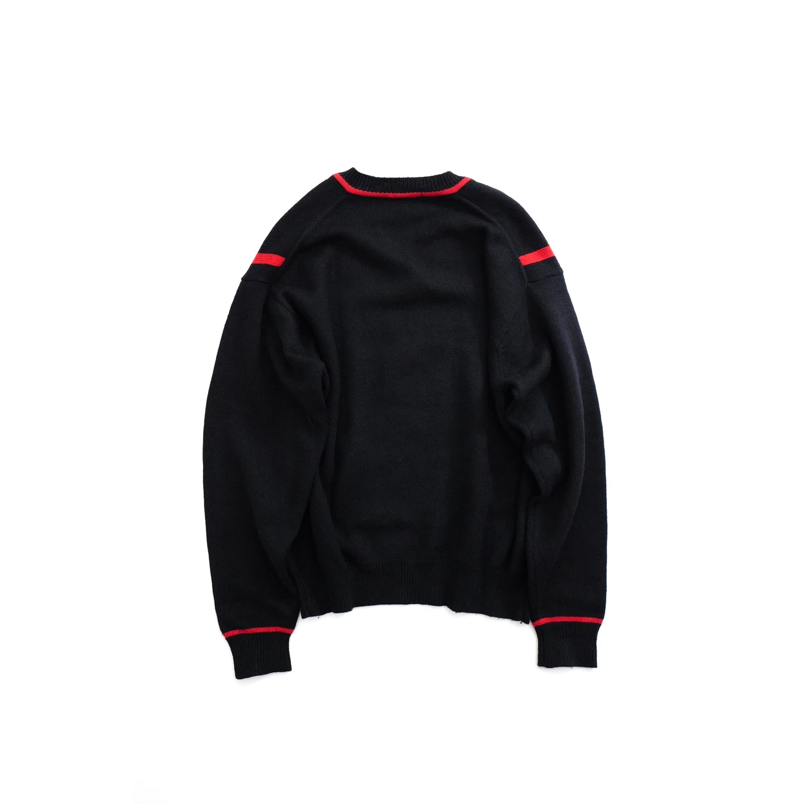 KANSAI YAMAMOTO Pull en laine Multicolore vintage, passéist — photo 12