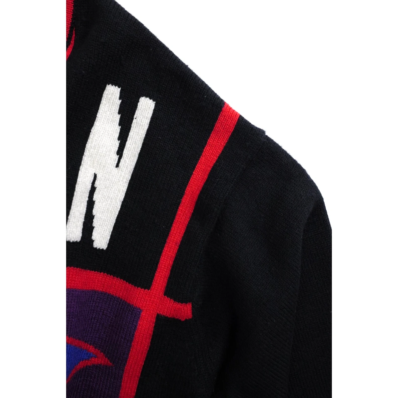 KANSAI YAMAMOTO Pull en laine Multicolore vintage, passéist — photo 10