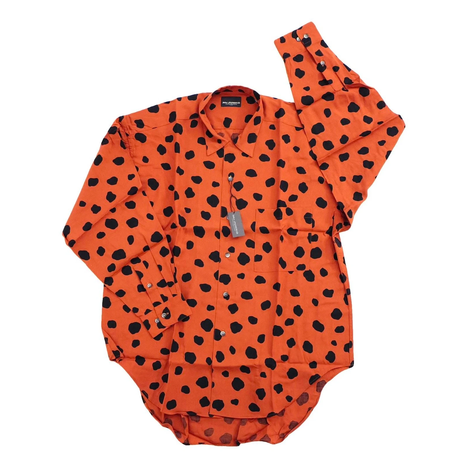 JUNKO KOSHINO Chemise Orange vintage, passéist — photo 1