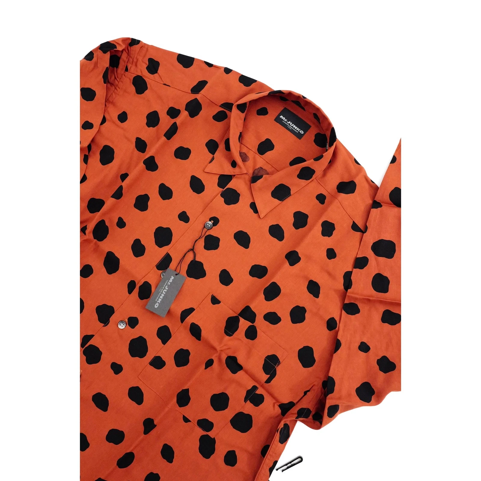 JUNKO KOSHINO Chemise Orange vintage, passéist — photo 2