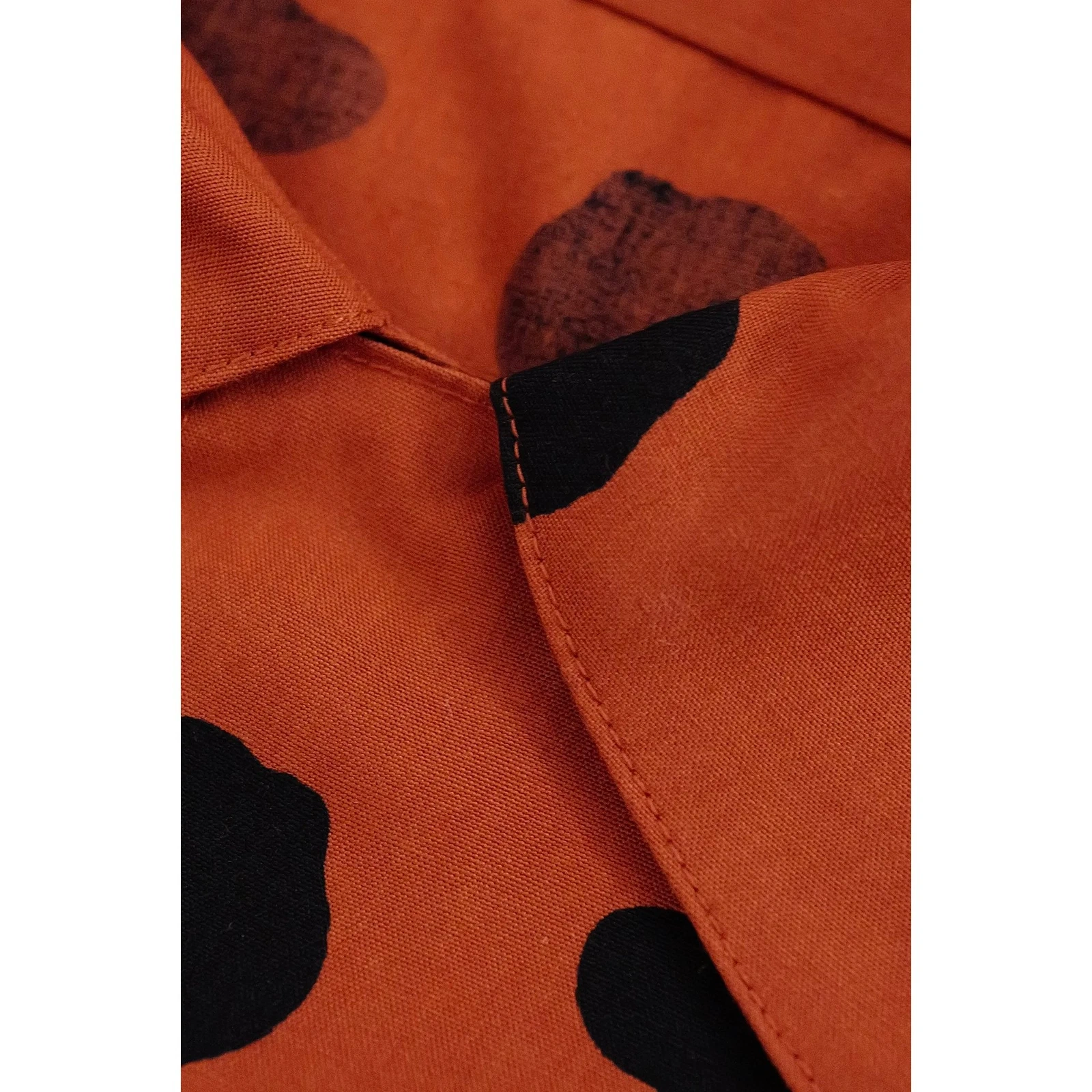JUNKO KOSHINO Chemise Orange vintage, passéist — photo 9
