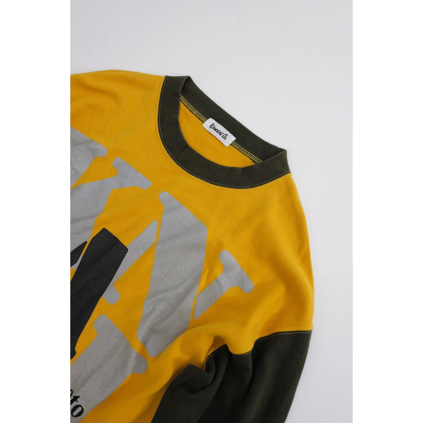 KANSAI YAMAMOTO Tee shirt Kaki vintage, passéist — photo 2