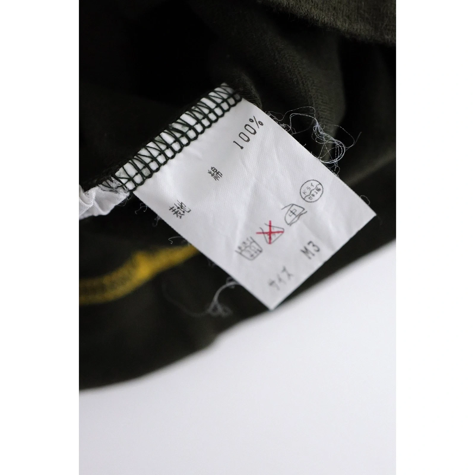 KANSAI YAMAMOTO Tee shirt Kaki vintage, passéist — photo 12