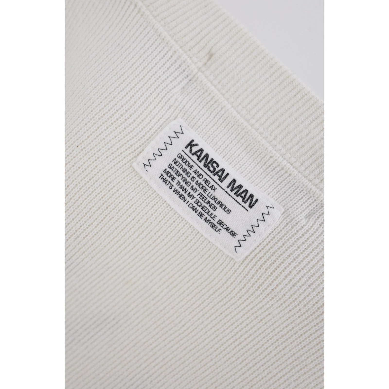 KANSAI YAMAMOTO Sweat Blanc vintage, passéist — photo 15