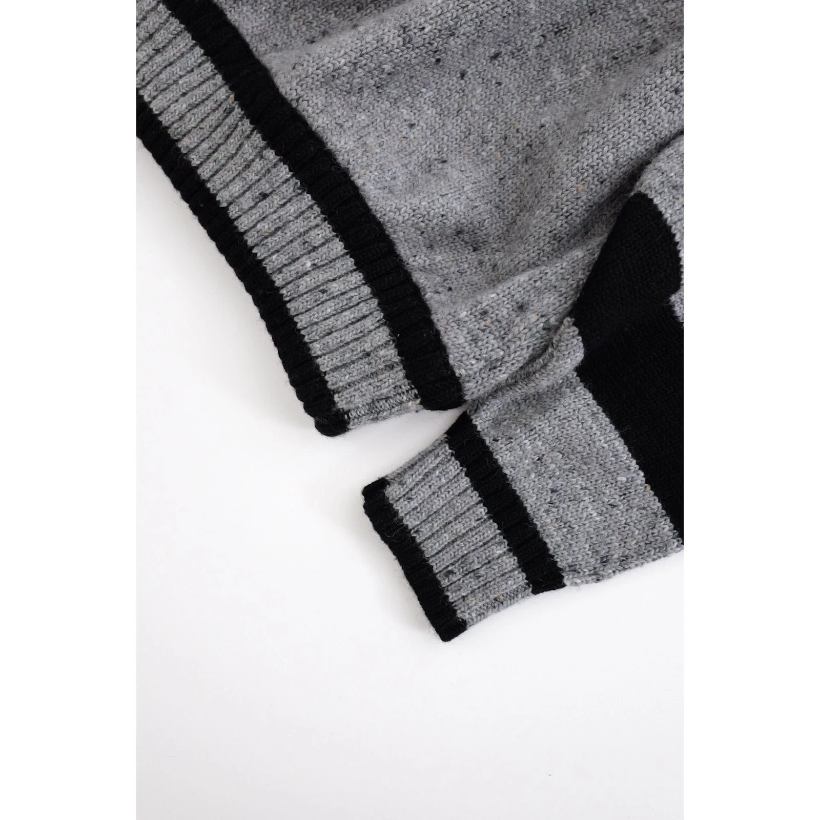 KANSAI YAMAMOTO Pull en laine Gris vintage, passéist — photo 12