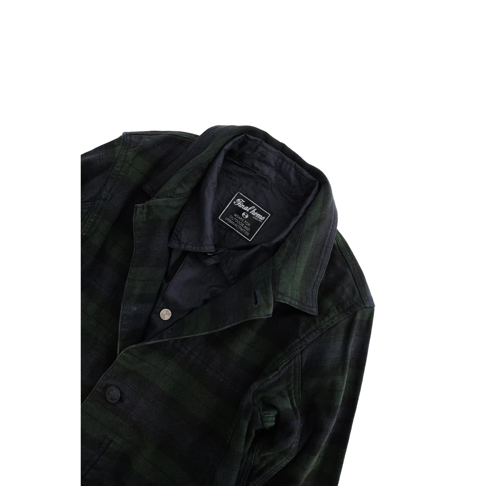FINAL HOME Veste Vert vintage, passéist — photo 2