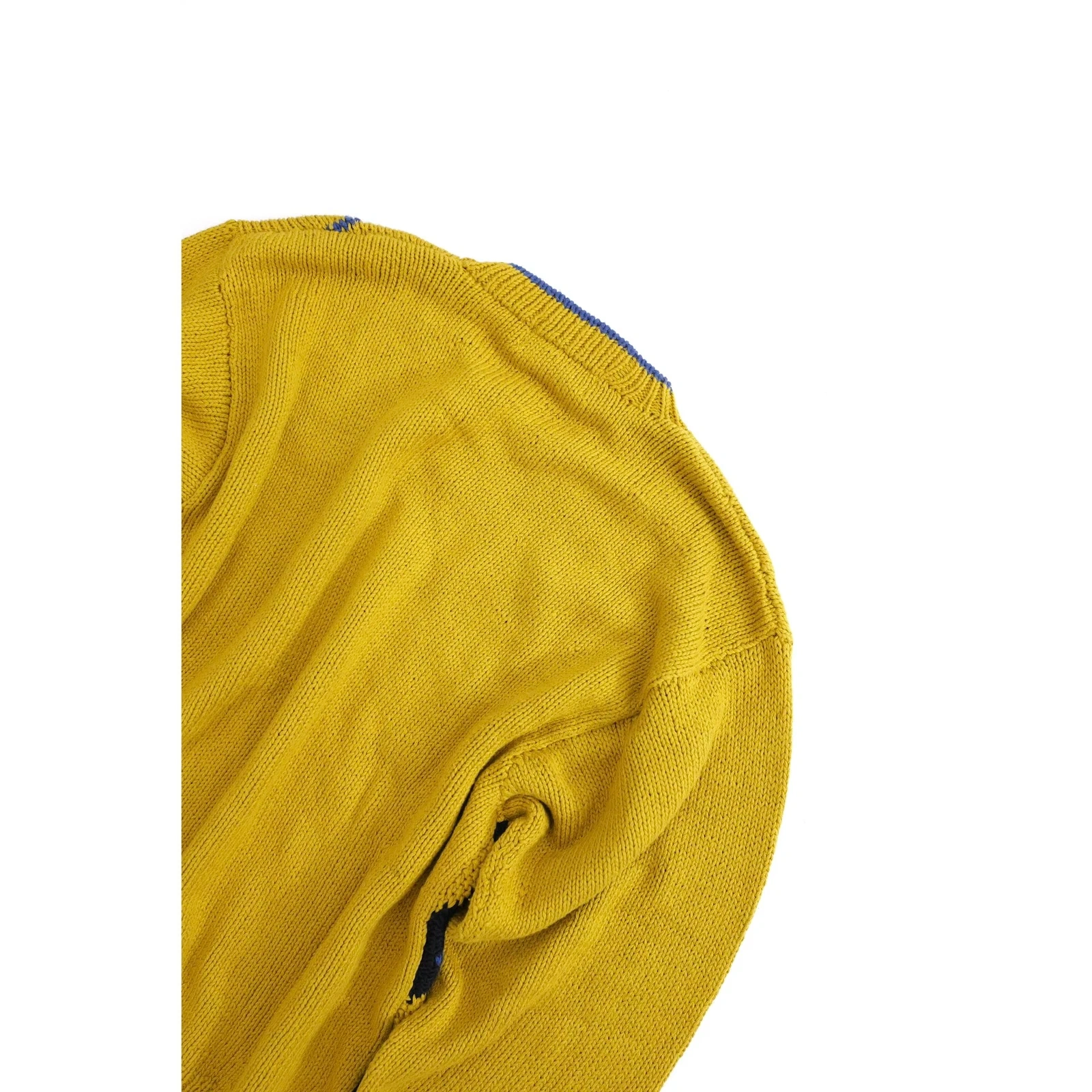 JUNKO KOSHINO Pull Jaune vintage, passéist — photo 12