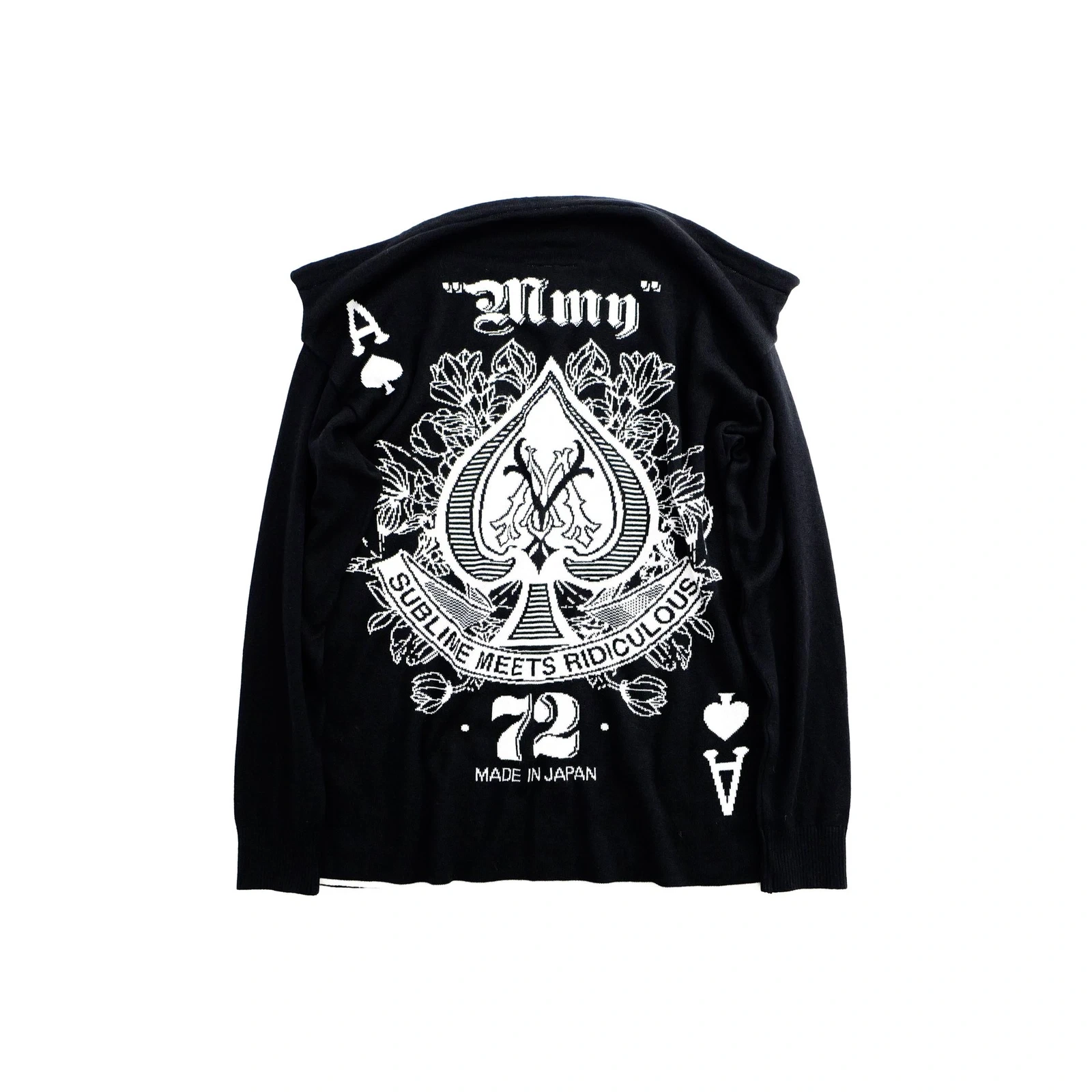 MAISON MIHARA YASUHIRO Pull en laine Noir vintage, passéist — photo 13