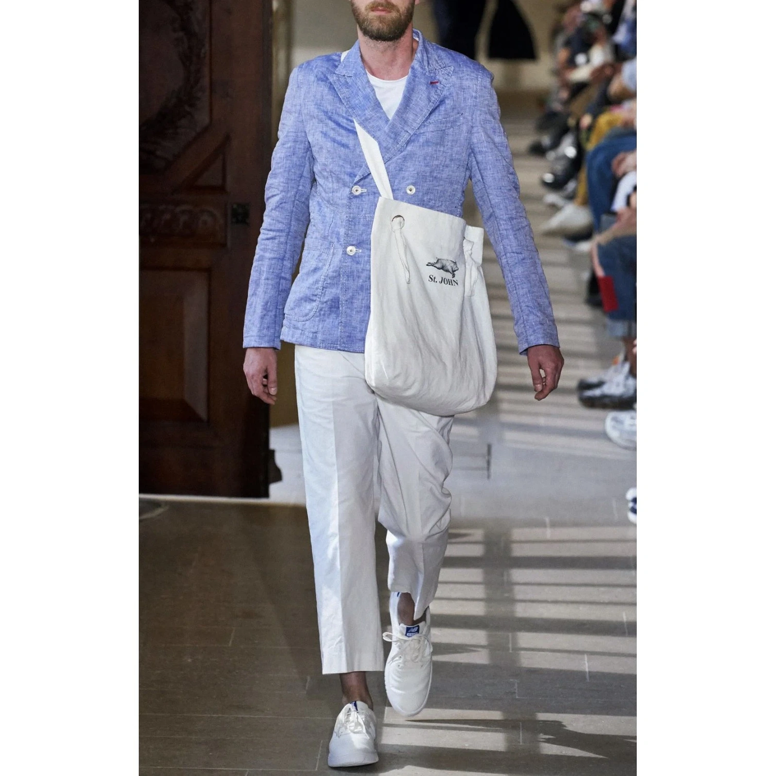 JUNYA WATANABE Cartable Blanc vintage, passéist — photo 4
