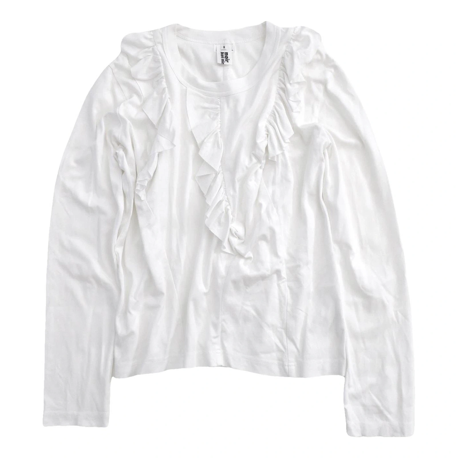 NOIR KEI NINOMIYA Tee shirt Noir vintage, passéist — photo 1