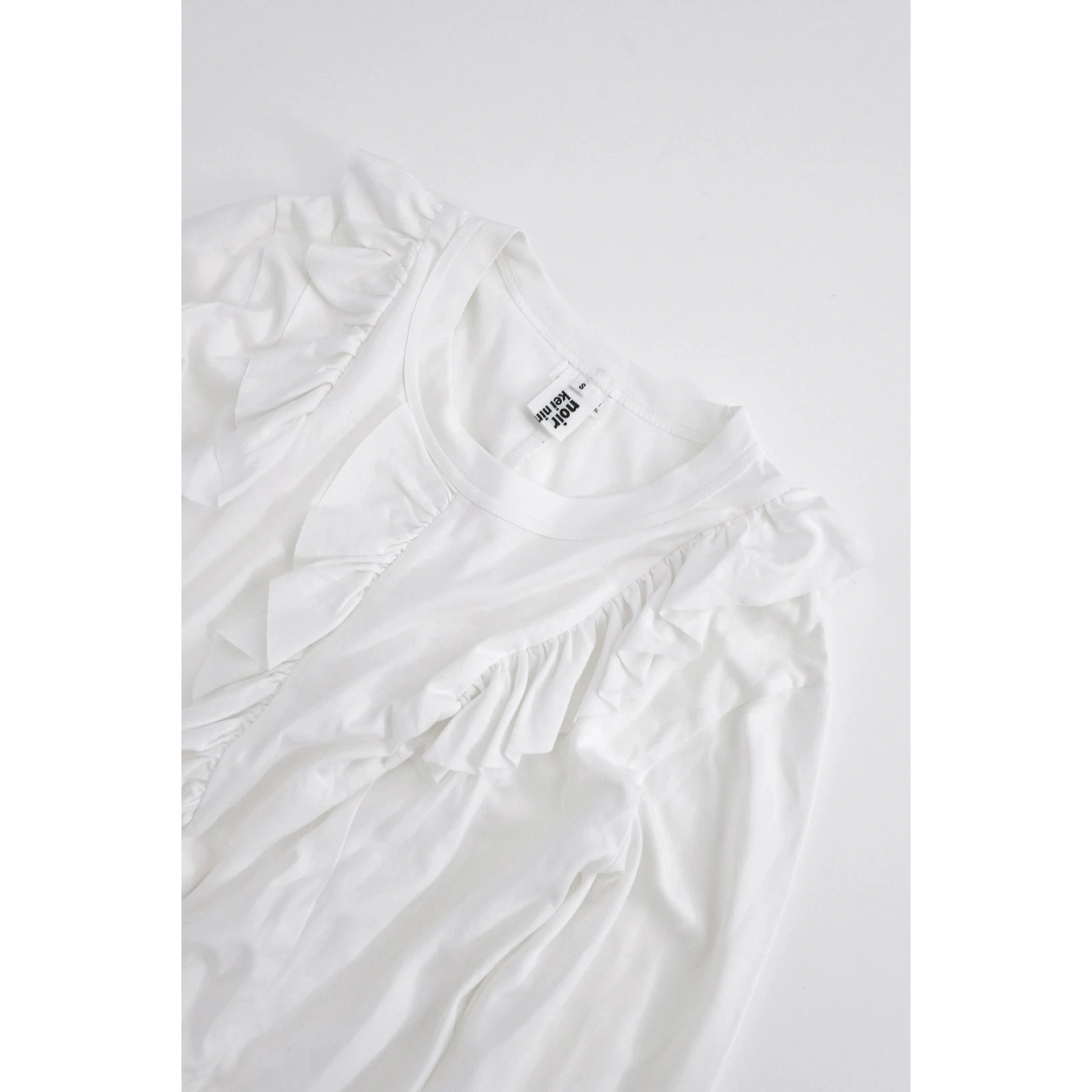 NOIR KEI NINOMIYA Tee shirt Noir vintage, passéist — photo 2