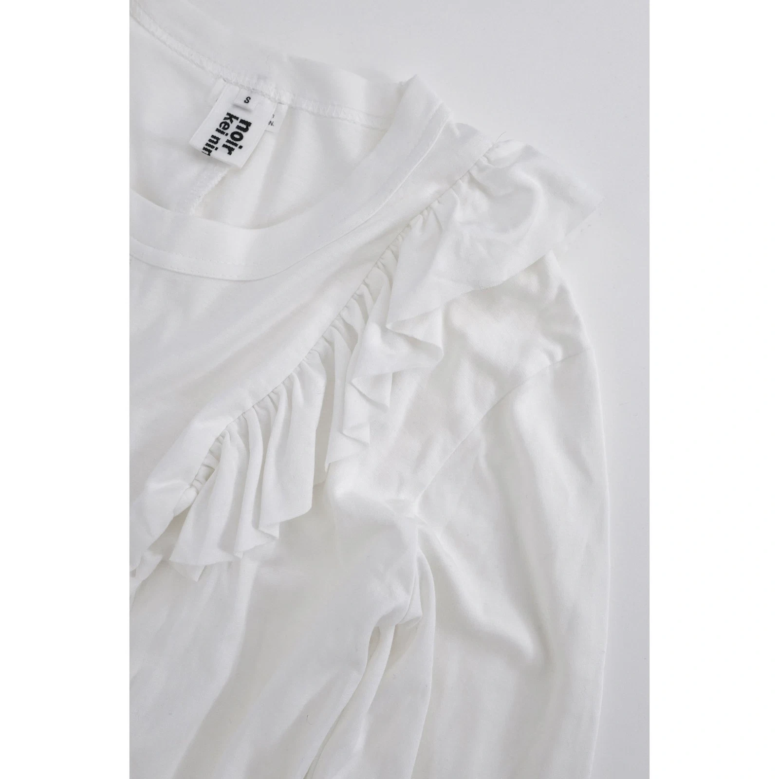 NOIR KEI NINOMIYA Tee shirt Noir vintage, passéist — photo 6