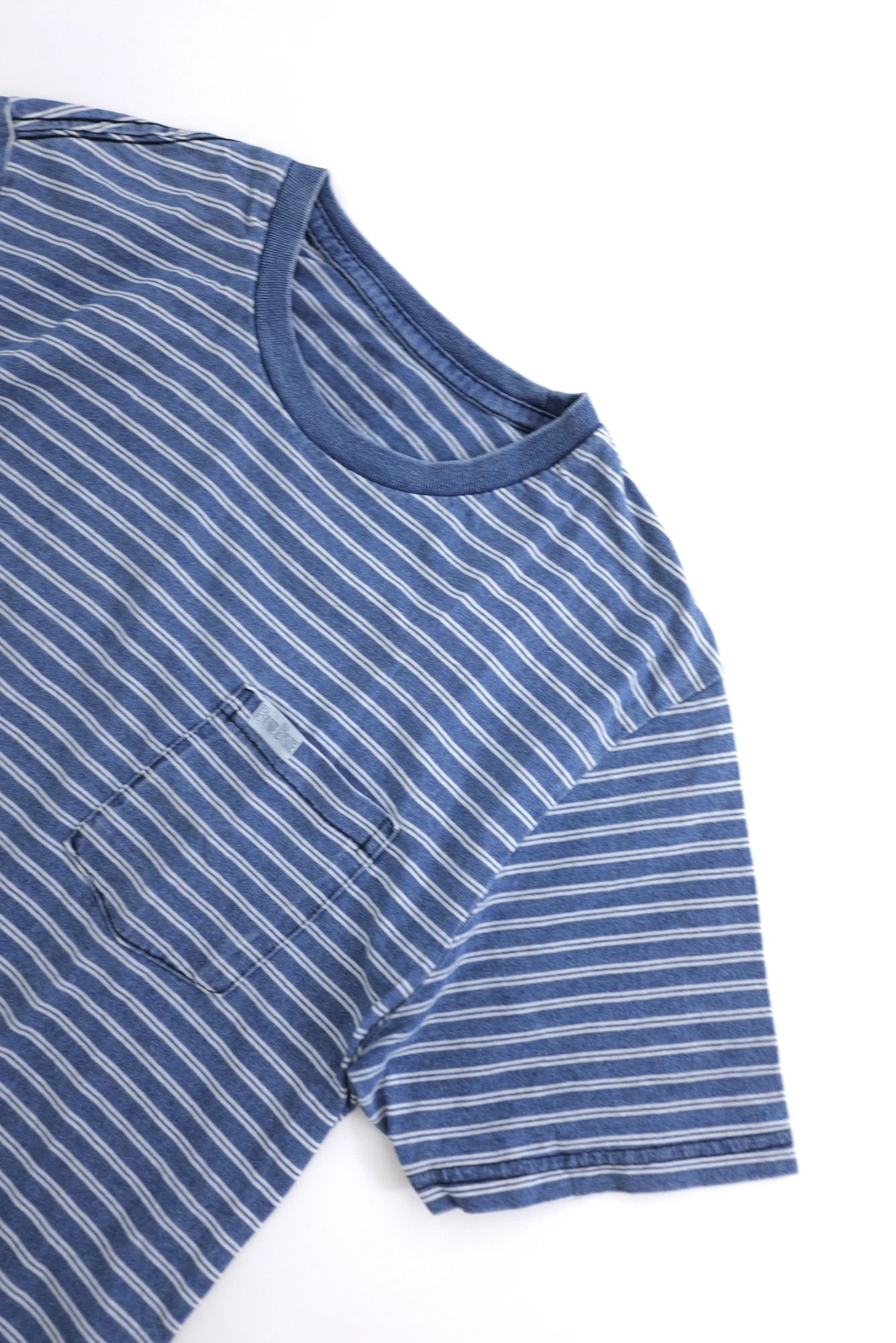 BLUE BLUE JAPAN Tee shirt Bleu vintage, passéist — photo 2
