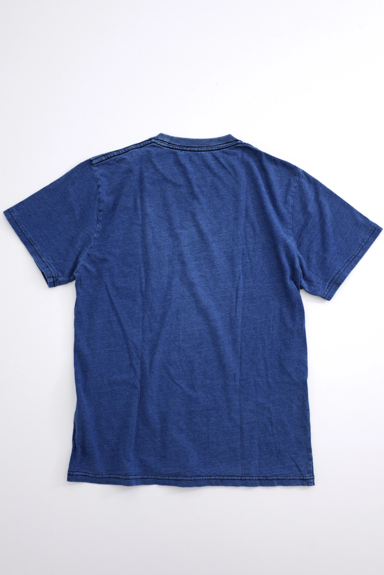 BLUE BLUE JAPAN Tee shirt Marine vintage, passéist — photo 12