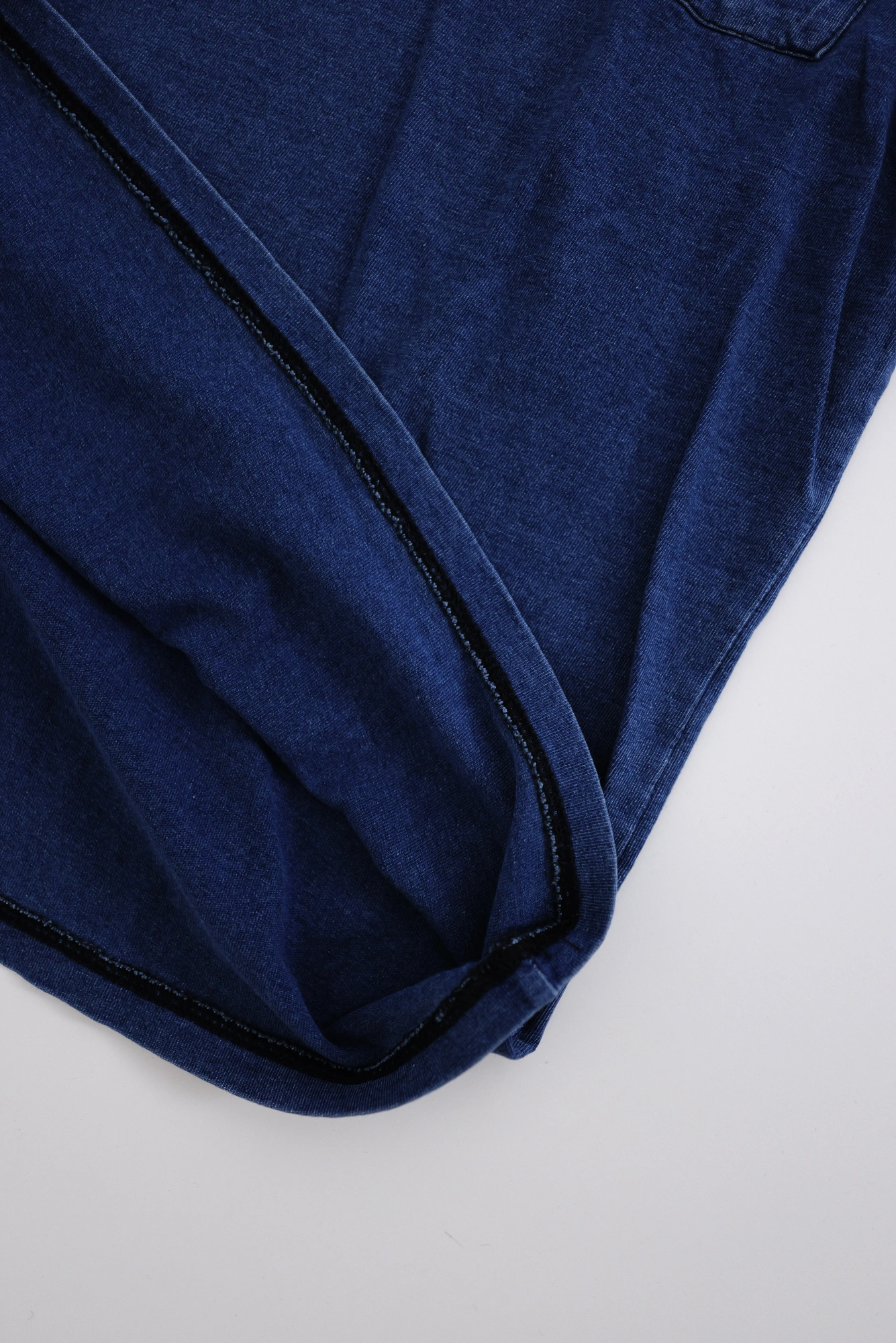 BLUE BLUE JAPAN Tee shirt Marine vintage, passéist — photo 10