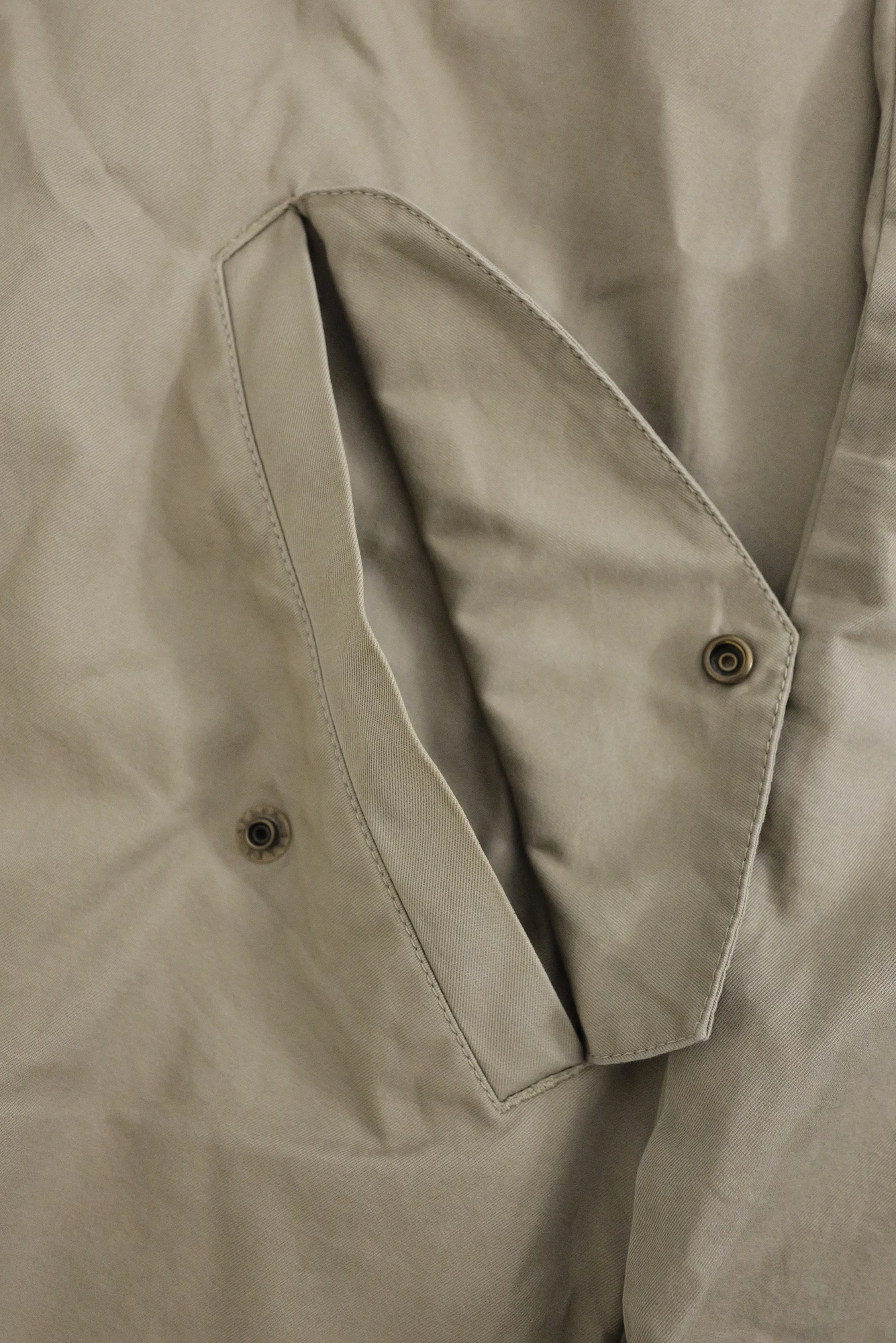 TSUMORI CHISATO Parka Beige vintage, passéist — photo 8