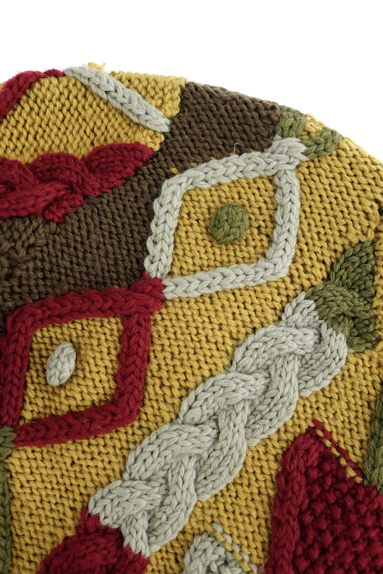 KANSAI YAMAMOTO Pull-over en laine Multicolore vintage, passéist — photo 7