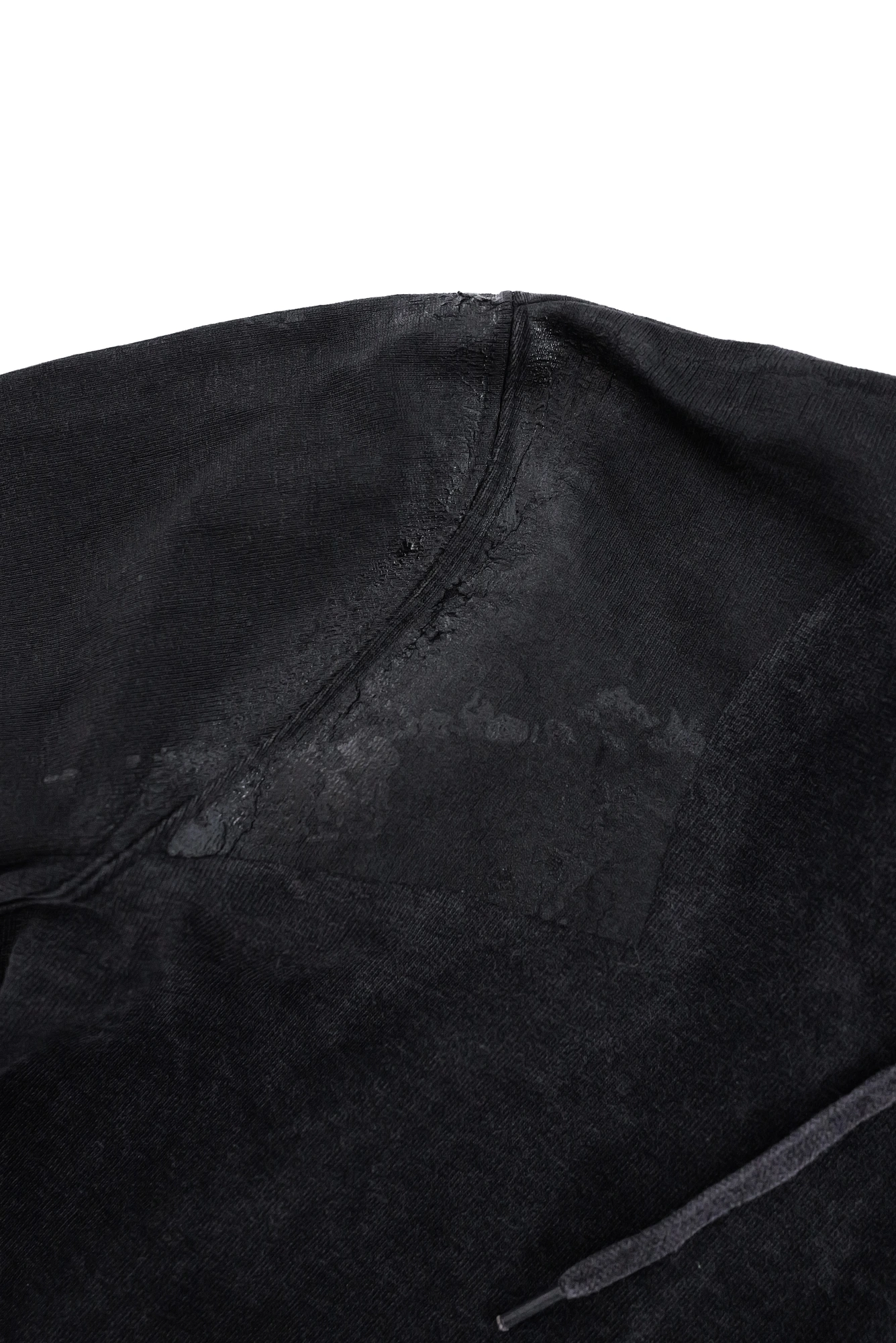TSUMORI CHISATO Sweat Anthracite vintage, passéist — photo 14