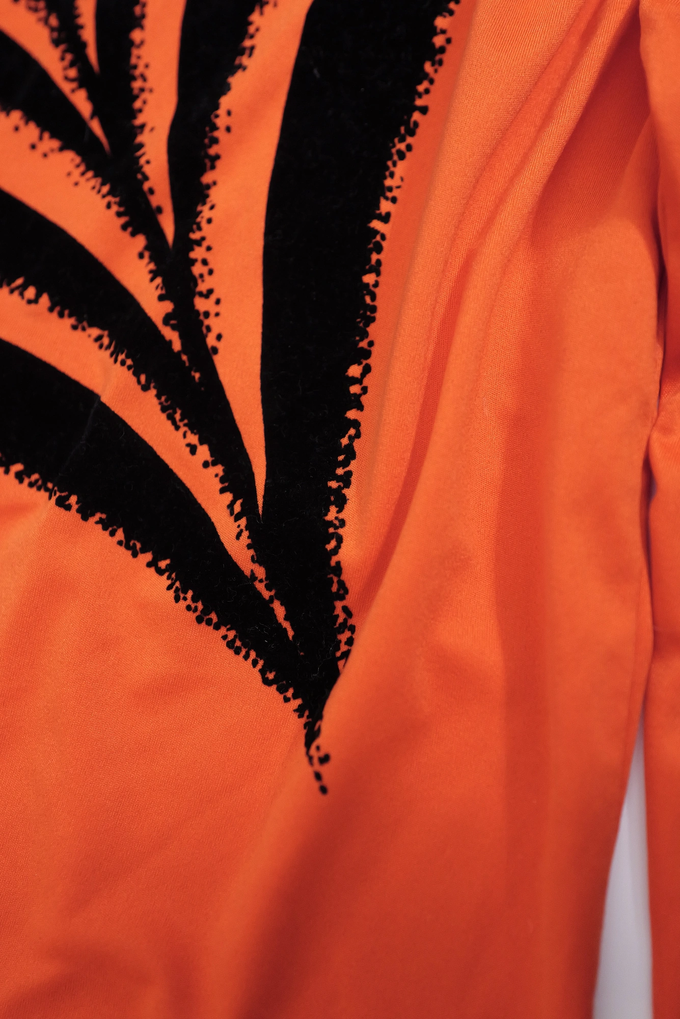 KANSAI YAMAMOTO Sweat Orange vintage, passéist — photo 4