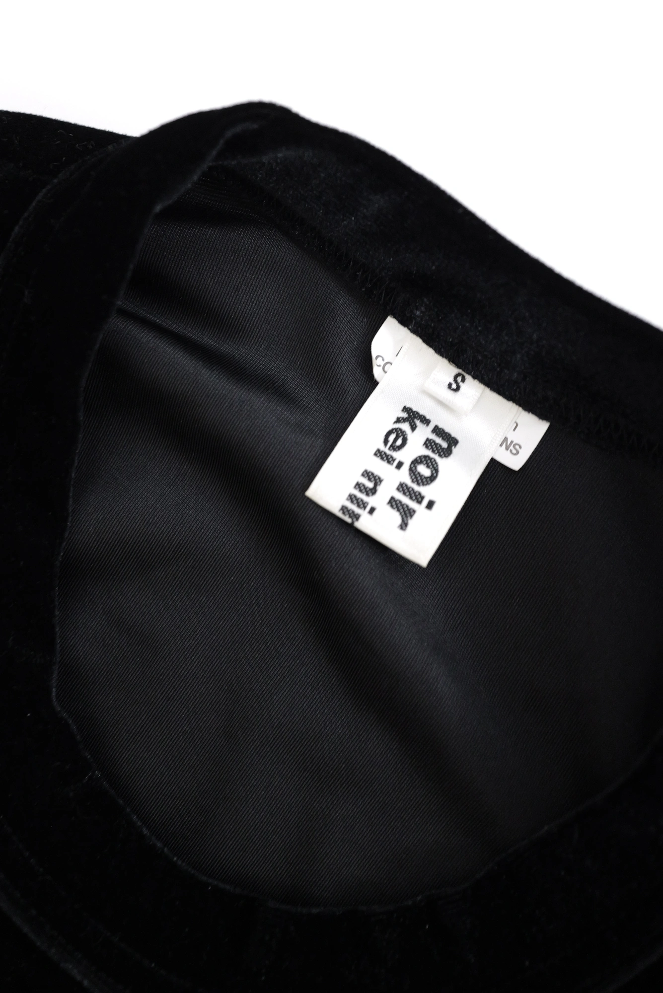 NOIR KEI NINOMIYA Blouse Noir vintage, passéist — photo 3