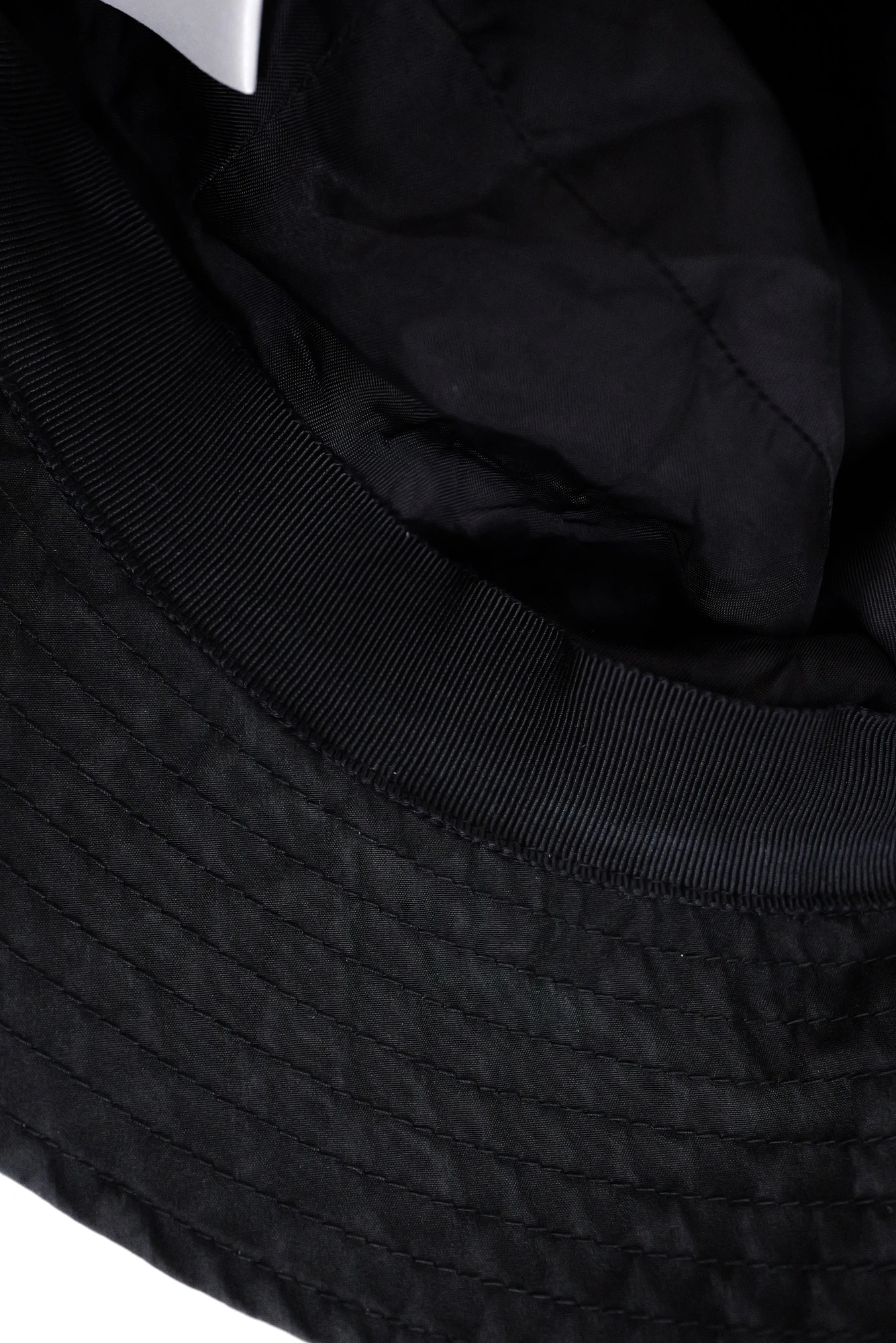 KIJIMA TAKAYUKI Chapeau / bonnet en soie Noir vintage, passéist — photo 14