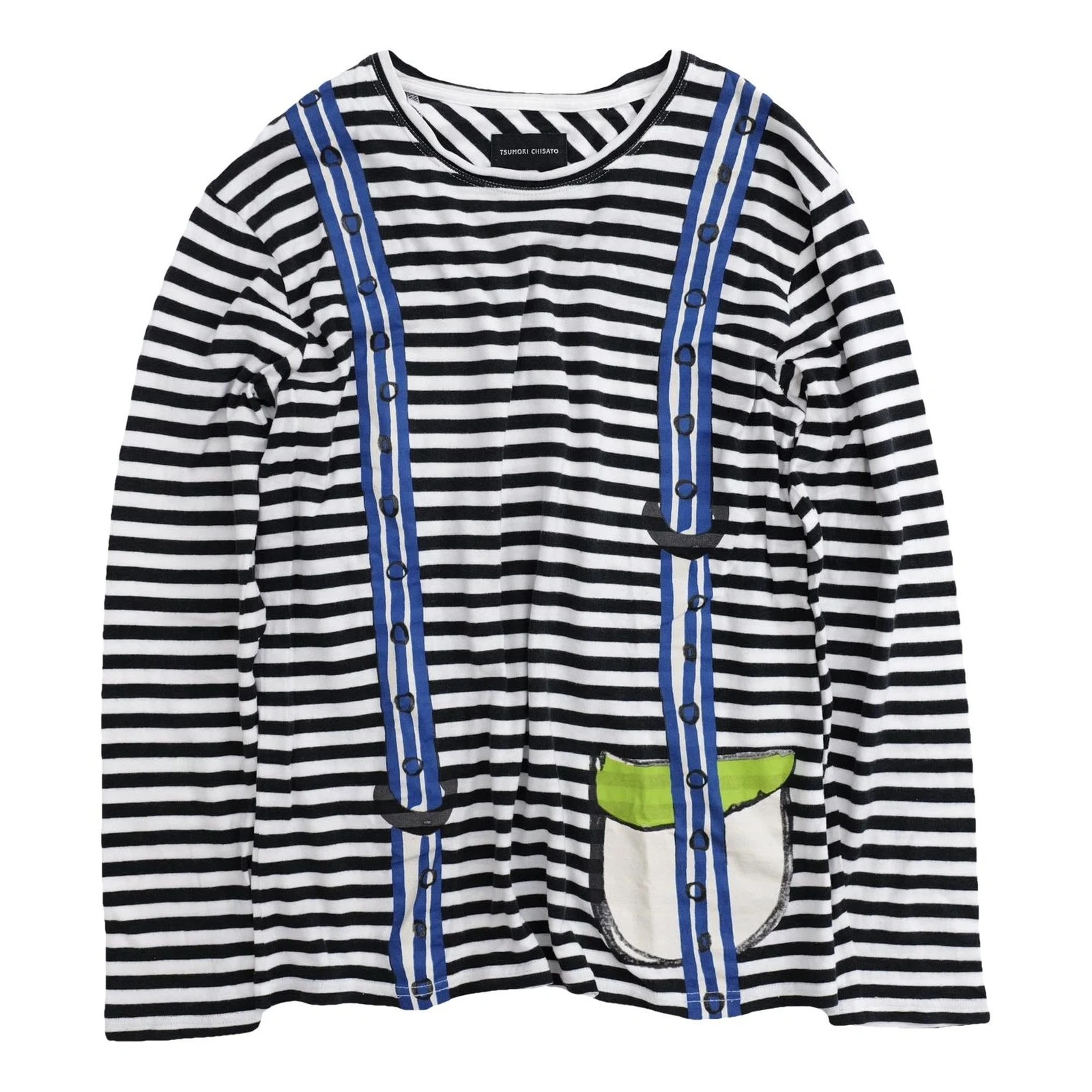 TSUMORI CHISATO Tee shirt Noir vintage, passéist — photo 1