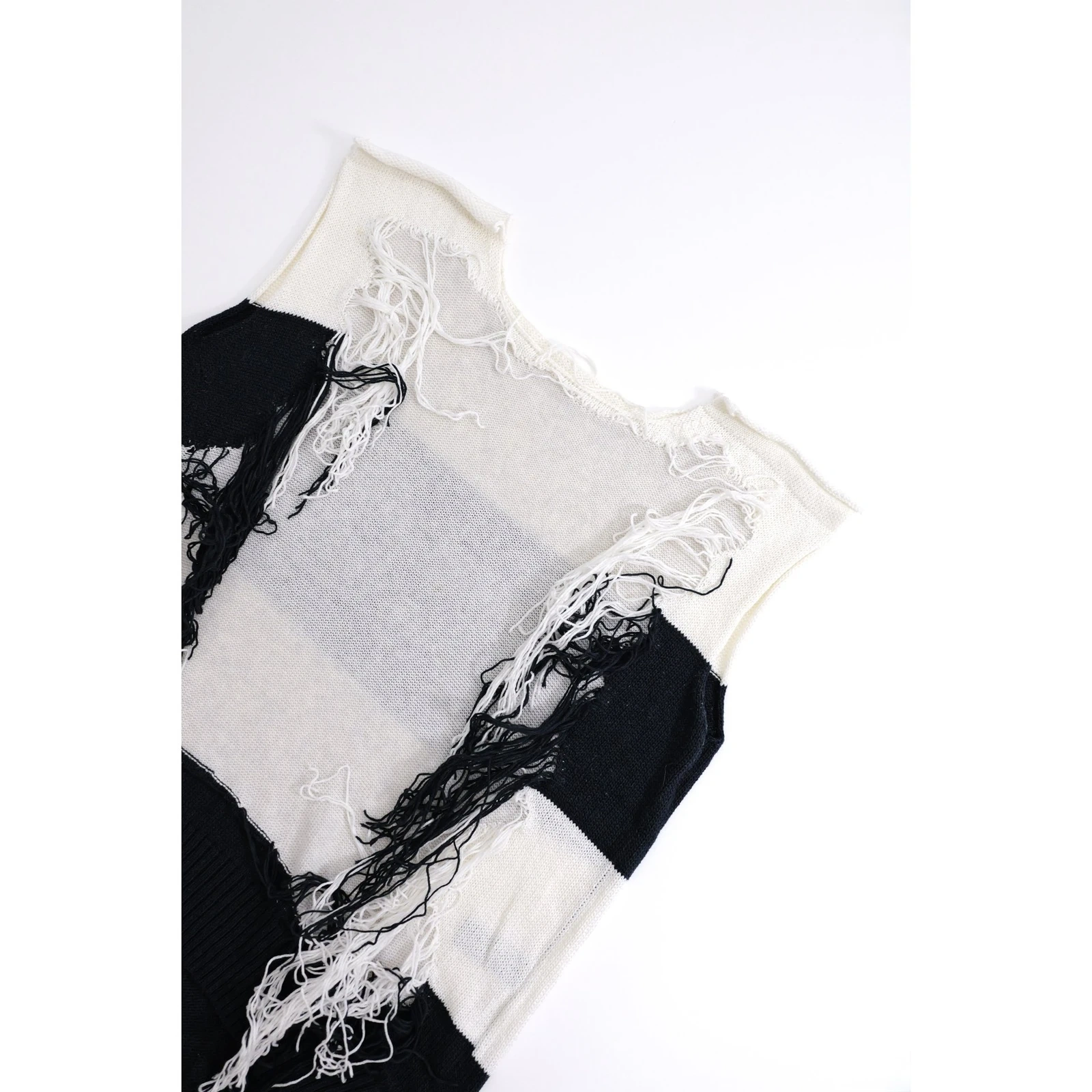 MAISON MIHARA YASUHIRO Gilet long Marine vintage, passéist — photo 2