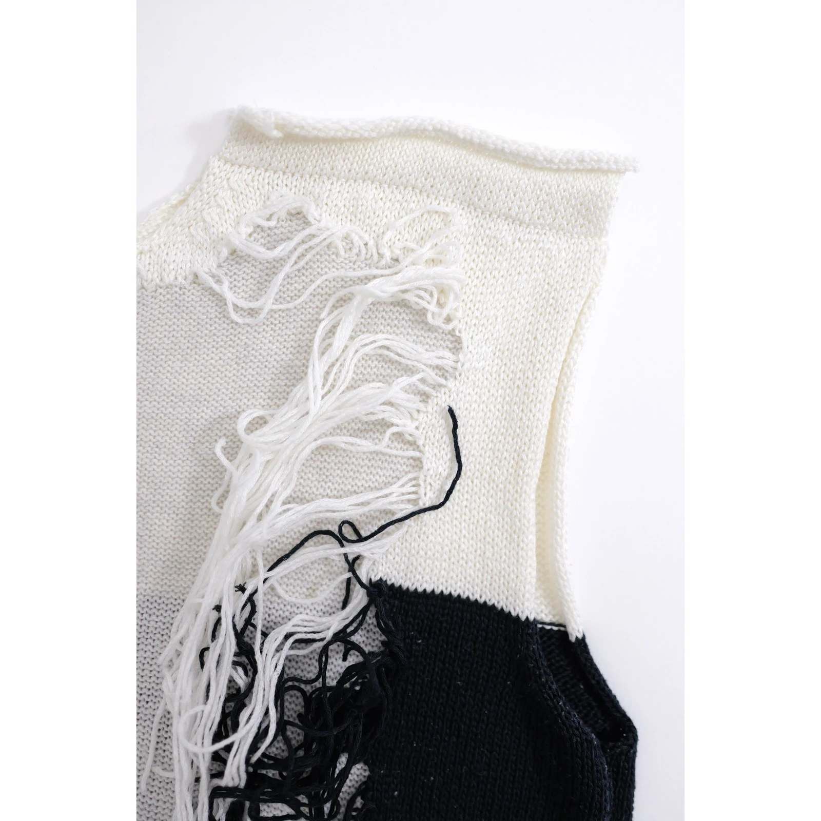 MAISON MIHARA YASUHIRO Gilet long Marine vintage, passéist — photo 4