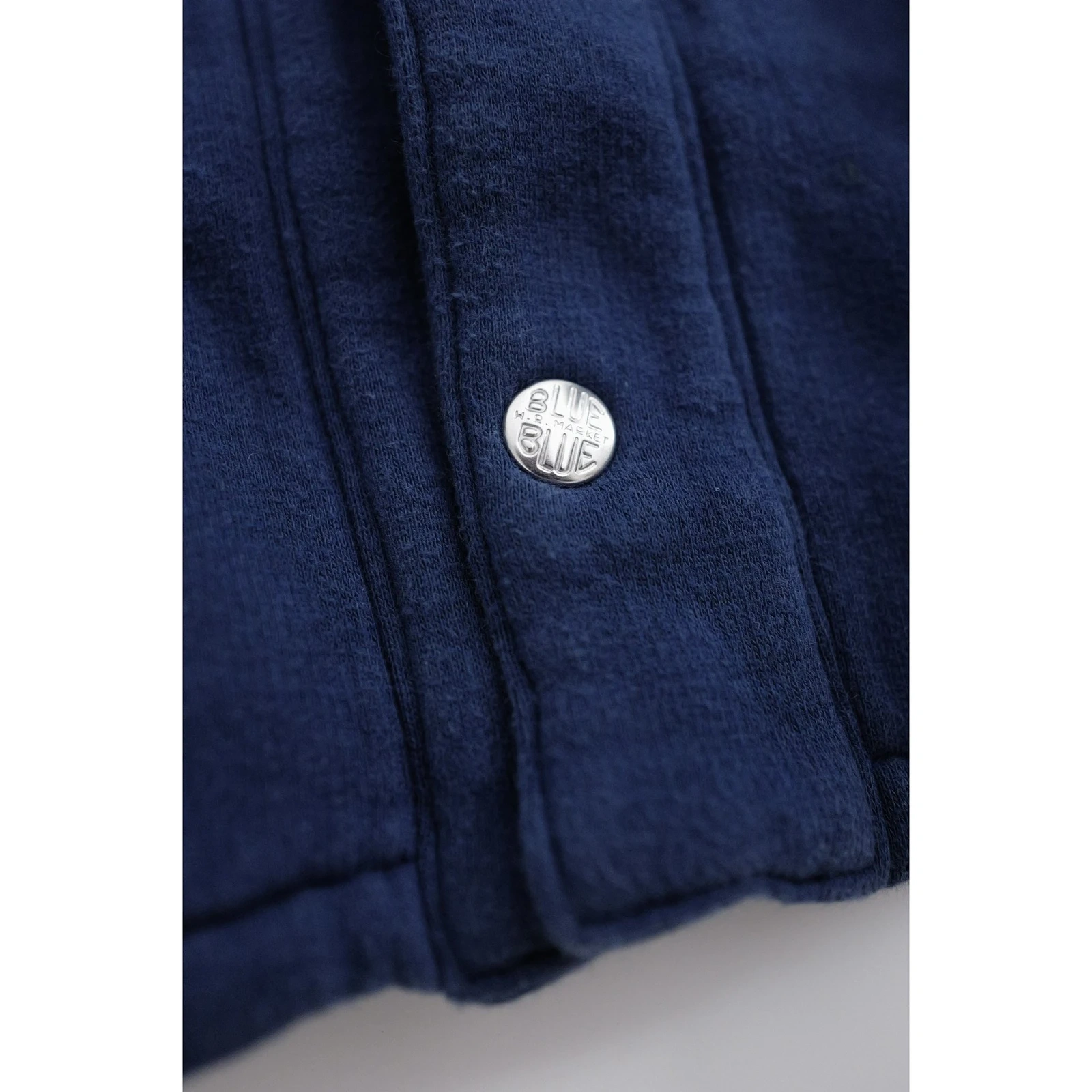 BLUE BLUE JAPAN Gilet Marine vintage, passéist — photo 5