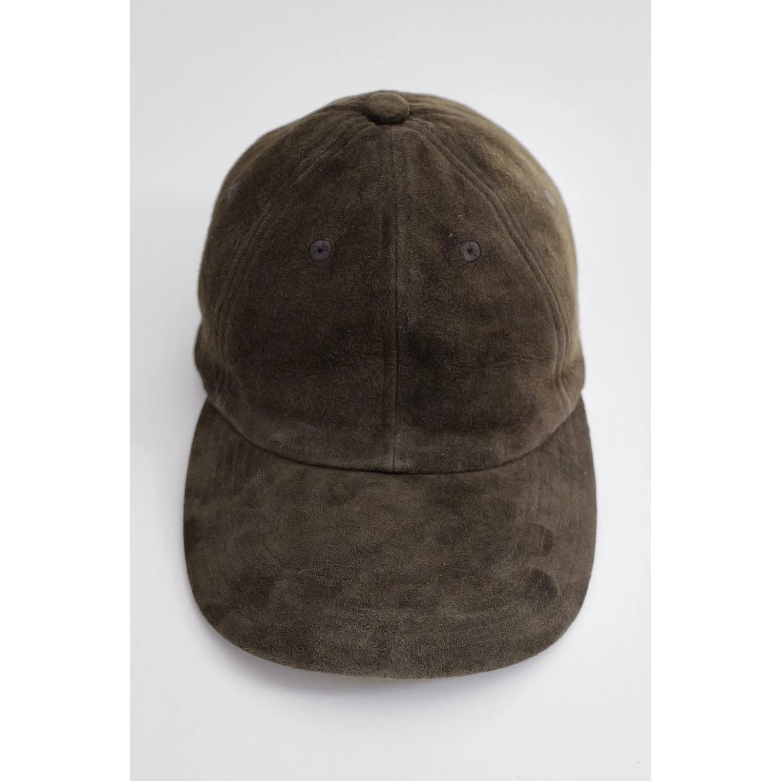 KIJIMA TAKAYUKI Chapeau / bonnet en cuir Marron vintage, passéist — photo 2