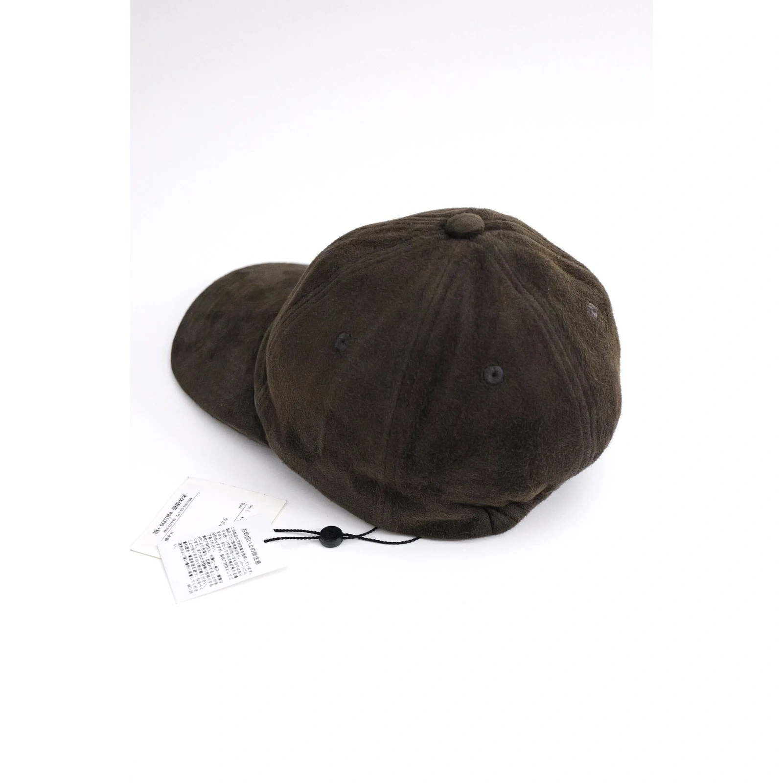 KIJIMA TAKAYUKI Chapeau / bonnet en cuir Marron vintage, passéist — photo 9