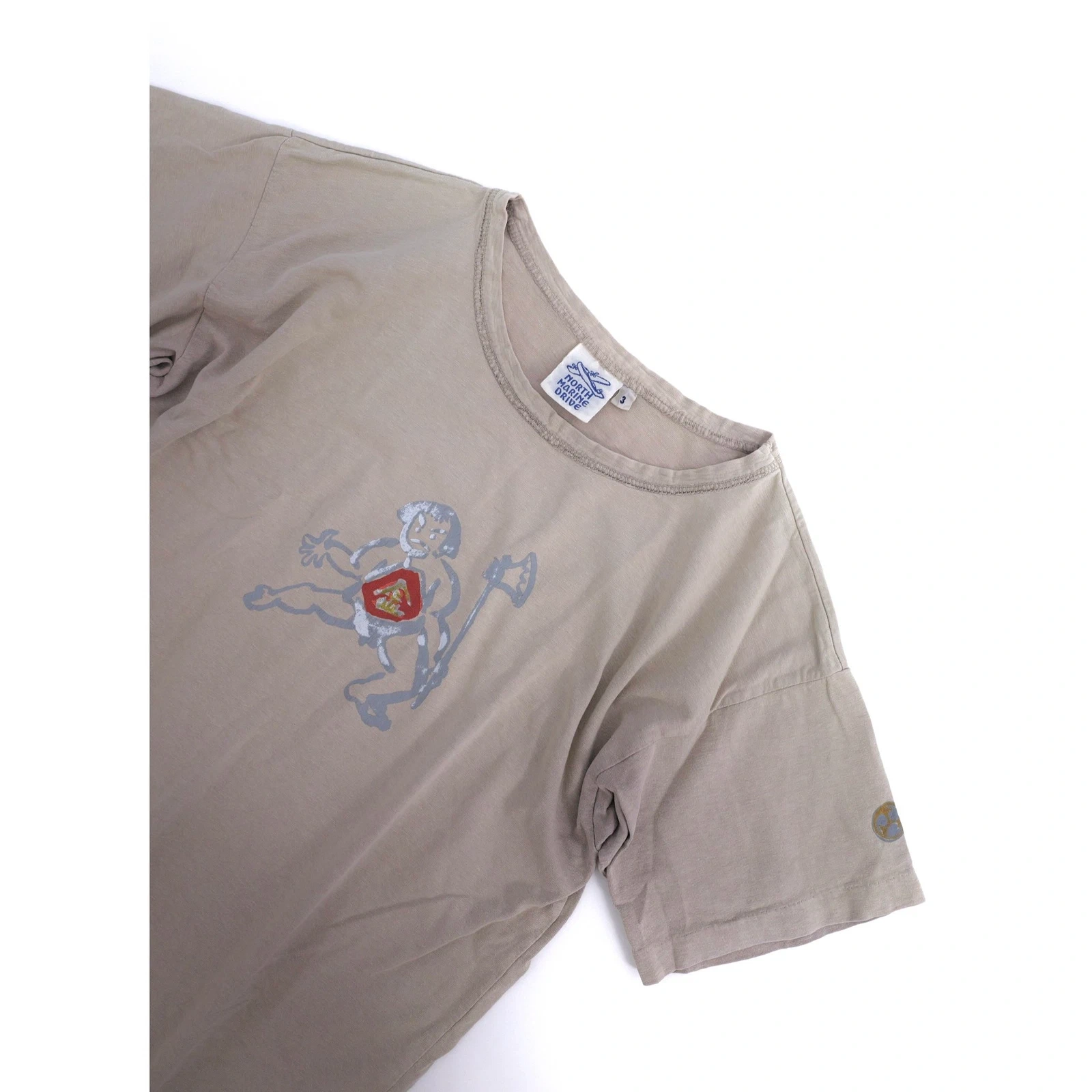 45RPM T-shirt Marron vintage, passéist — photo 2