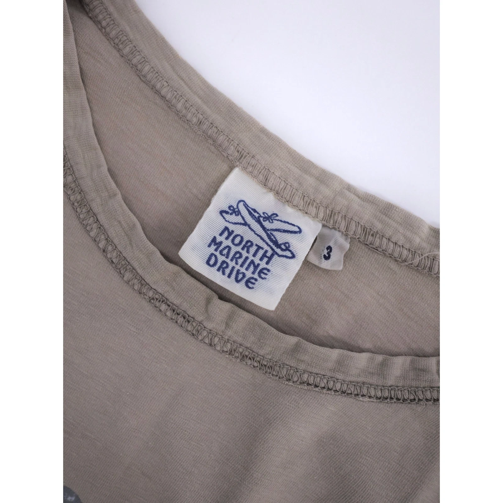 45RPM T-shirt Marron vintage, passéist — photo 3