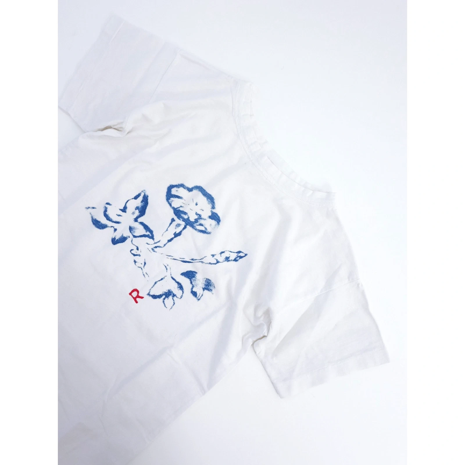 45RPM T-shirt Blanc vintage, passéist — photo 2
