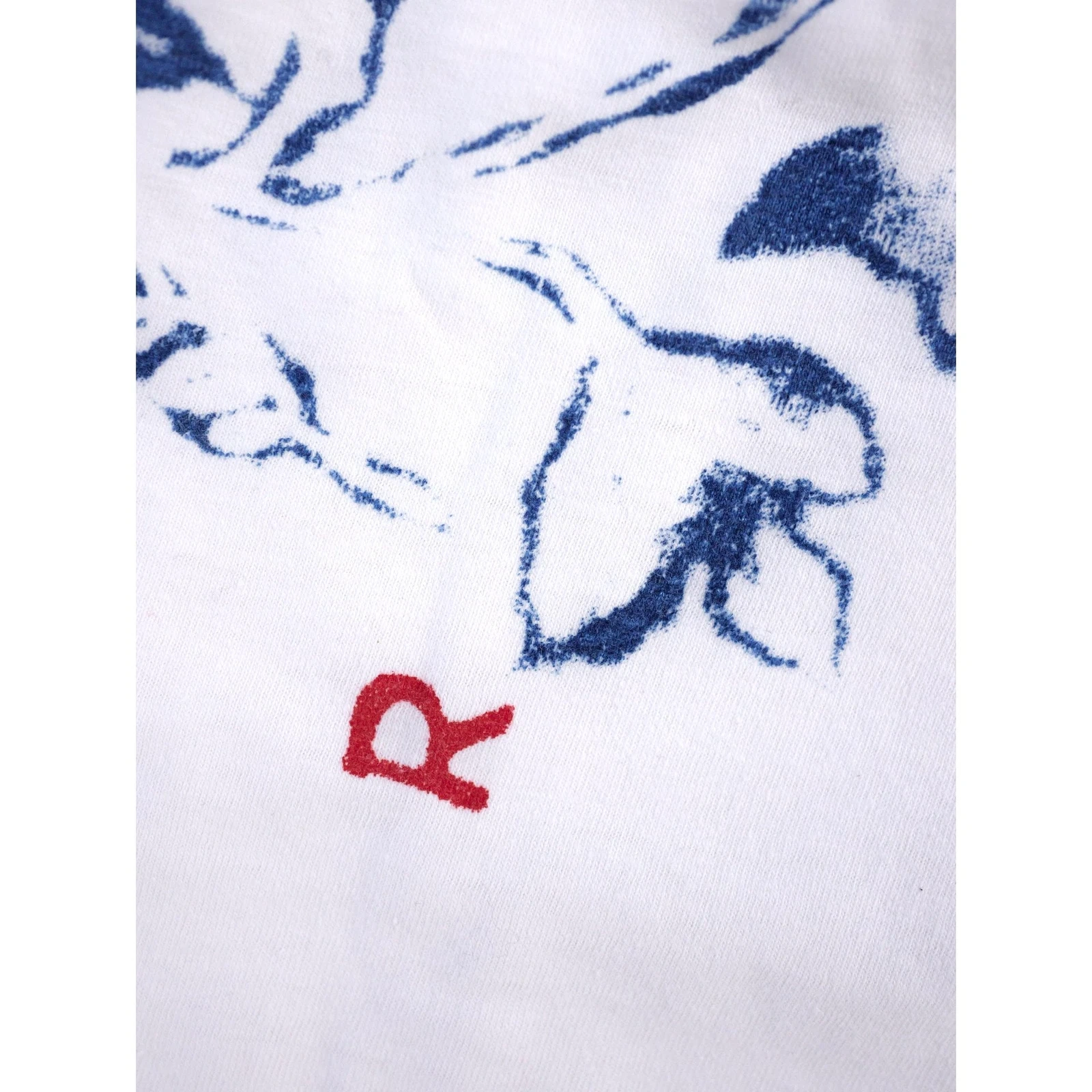 45RPM T-shirt Blanc vintage, passéist — photo 4