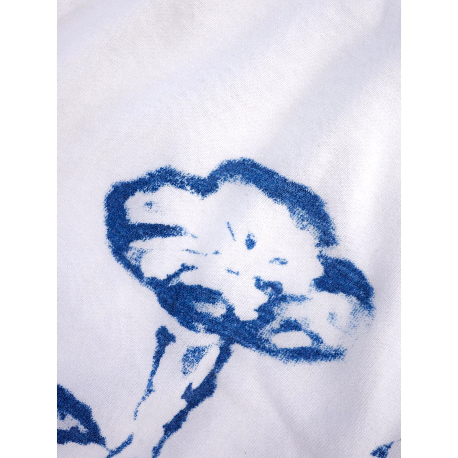 45RPM T-shirt Blanc vintage, passéist — photo 5
