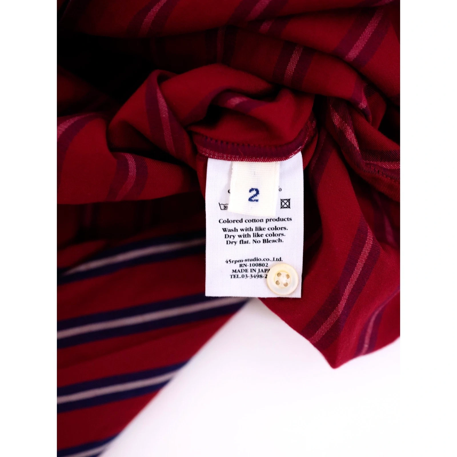 45RPM Robe mi-longue Rouge vintage, passéist — photo 13